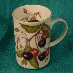 colorful floral coffee mug. St. George, made in England